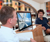 Large TV Luxury Yacht